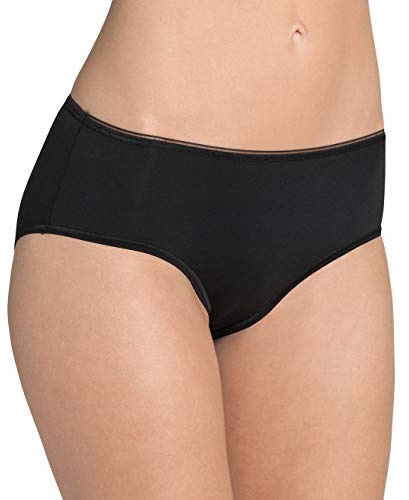 Sloggi Feel Sensational Midi - Culotte - Uni - Femme - Noir - FR: 40 (Taille Fabricant: EU 38)