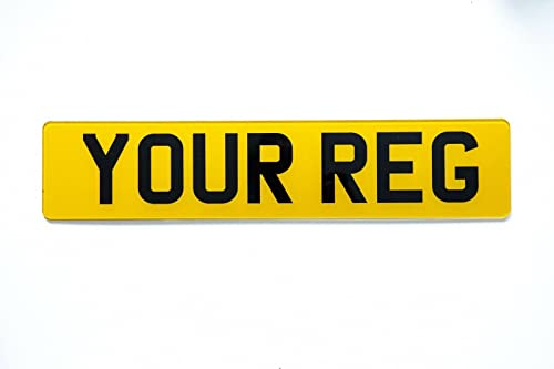 Placa de matrícula trasera para coche, caravana, furgoneta o remolque, nueva y de reemplazo