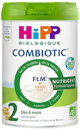 HiPP - Combiotic Nutrigest - Lait 2 Epaissi - Boîte - 800g - BIOLOGIQUE