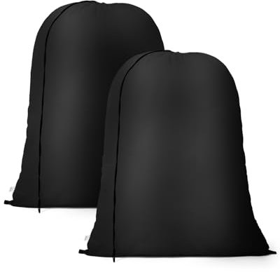 OTraki 2 Stück Wäschesack Reise mit Kordelzug 40 x 50cm Wäschebeutel Schmutzwäsche Travel Laundry Bag Faltbarer Wäschenetz für Camping Zuhause College Wohnheim Reisen Wäscheraum