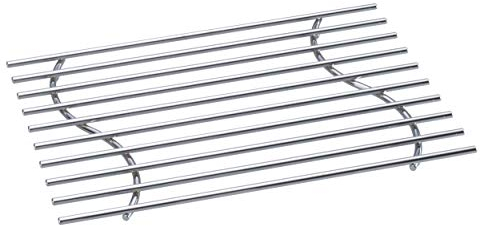 KitchenCraft Heavy-Duty Chrome-Plated Large Metal Trivet, 45 x 3 cm (17.5 x 12)