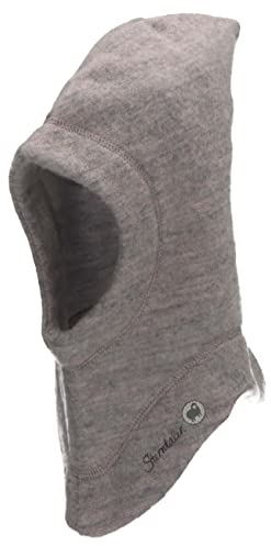Sterntaler Unisex Baby Schalmütze Wolle Mütze, Silber Melange, 49