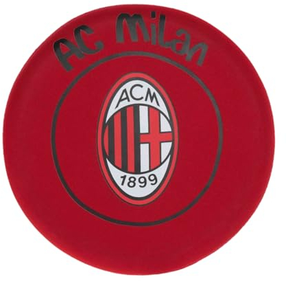 AC Milan Frisbee in Neoprene per Bambini e Adulti, Diametro 21 cm, Prodotto Ufficiale