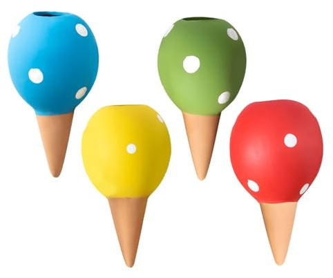 Teksome Dispositivos De Riego Para Plantas, Esferas De Terracota De Autoriego Para Macetas, Dispositivos De Riego Para Flores Arbustos Hortalizas En Interior Exterior Jardín Terraza