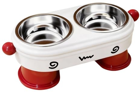 Gamelles surélevées pour Chiens Distributeur incliné Anti-Glisse 2-en-1