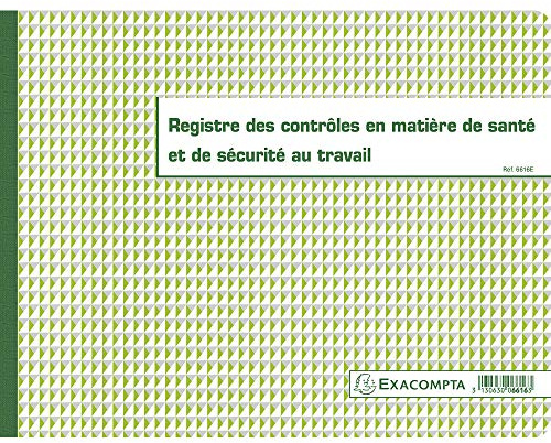 EXACOMPTA presentbok Contrvbnle de sècurite', 240 x 320 mm VE = 1
