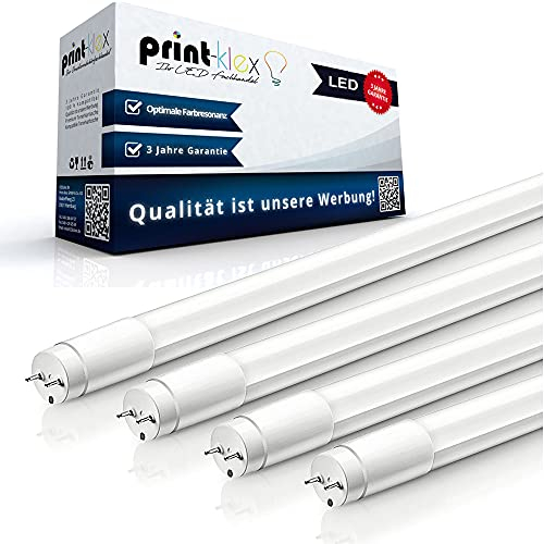 Print-Klex 2x LED Tubi Fluorescenti T8 90cm Tubi Al Neon Tubo Incandescente 14 W Luci Luce Grezzo 6400K - Bianco Freddo con G13-Sockel Plafoniera Bianco