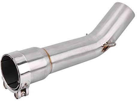 Tubo de silenciador de escape, conector de adaptador de tubo de enlace medio de escape deslizante de 51 mm, sistema de escape completo para motocicleta, conexión de enlace de tubo medio para FZ