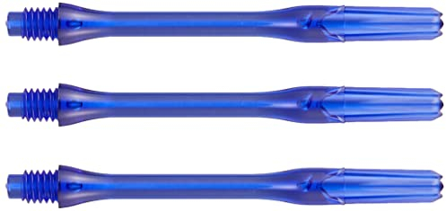L-Style Dart-Schäfte: robuste Kunststoff-Schäfte – Blau Slim 370 (extra lang)