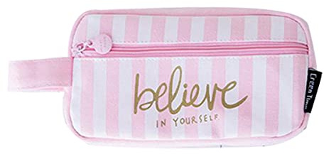 NOVAGO-Trousse Scolaire et Multi-Usage, Petite Pochette Maquillage (Rose 1)