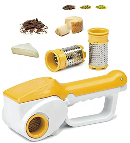 Grattugia elettrica ricaricabile doppio rullo per formaggio cucina casa HM-6112