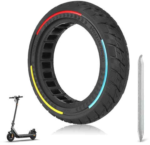 HPGAAVD Ruedas Macizas de 8.5 Pulgadas para Patinete Electrico，8 1/2x2 Ruedas de Patinete Electrico para Xiaomi M365/Pro 2/Pro/1S，50/75-6.1 Neumáticos de Repuesto Antipinchazos para Patinete Xiaomi