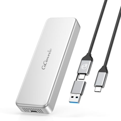 GiGimundo 1 TB 40 Gbps bärbar SSD, praktisk extern SSD, upp till 3 200 MB/s dataöverföring för Thunderbolt 3/4/USB4