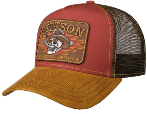 Stetson Cowboy Skull Gorra Trucker Hombre Todo el ano