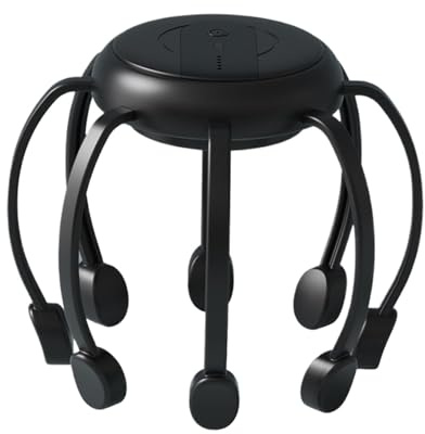 Appareil de massage du cuir chevelu, masseur de cuir chevelu, grattoir automatique pour cuir chevelu, grattoir de cuir chevelu rechargeable avec 5 modes de vibration pour une utilisation dans les