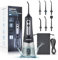 INSMART Water Flosser for Teeth Cordless, 300ML Electric Dental Flosser 4 Modes & 6 Jet Tips for Oral Care, Rechargeable Floss DIY Mode IPX7 Waterproof, Portable Oral Irrigator for Travel and Home