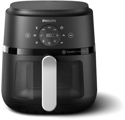 Philips Air Fryer 2000 Series - 13-in-1 functions, 6.6 Quarts, Compact Design with Cooking Window, Black, (NA231/00)