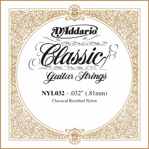 D'Addario .032 Gitarrensaite aus Nylon
