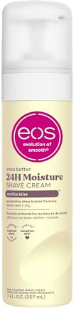 EOS Ultra moisturizing Shave Cream, Vanilla Bliss – Crema de Afeitar – Vainilla de Estados Unidos