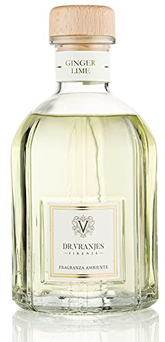 Dr. Vranjes - Ginger Lime 250 ml Diffuser - Luxury Home Fragrance, Made in Italy, Main Scent: Fruity, Olfactory Pyramid: Lime, Ginger, White Pepper