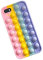 SDTEK Hülle Kompatibel mit iPhone SE (2016-2019) 5 5s, Bubble Fidget Pop Weiche Handyhülle Silikon Schutzhülle (Regenbogen)