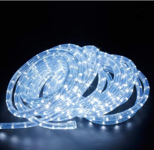 Bdit 10m LED Tubo Flessibile per Esterna e Interna, Illuminazione IP65 per Natale, Matrimonio, Vacanze, Giardino, Decorazione del Tetto