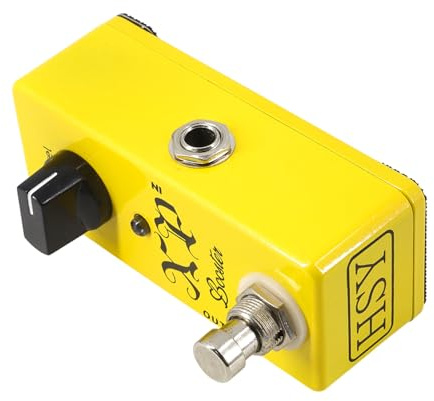 Btuty Pedale booster per chitarra XP Pedale effetti per chitarra elettrica True Bypass Guscio in lega di zinco DC 9V 6,35 mm Interfaccia ingresso/uscita Mini chitarra XP Booster Effector
