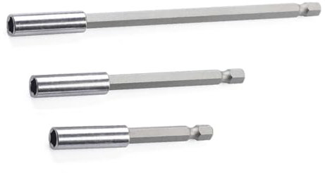 iplusmile 3 Piezas extensión de bits extensor de taladro Extensión de brote de perforación extensión de broca larga