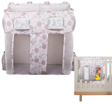 Organisateur pour couches pour lit bébé - Grand sac à langer Oxford, multicompartiment maternelle de grande capacité pour bébé compact qui maximise la zone