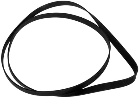 BRIGHTFUFU Courroie en Caoutchouc Noire Résistance Élevée de Remplacement Longueur 49cm pour Platine Vinyle pour Tourne-disques et Phonographes