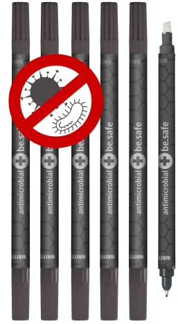 Online Vorteils-Pack Tintenlöscher 6x Tintenkiller zum Löschen und Überschreiben | Design Butterfly | Entfernung und Korrektur blauer Tinte | Schreibfarbe blau