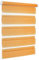 ROLLMAXXX Duo-rollo Doppelrollo Klemmfix ohne Bohren (80 x 150 cm, Orange)