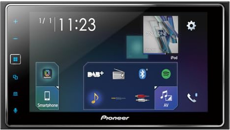 Pioneer SPH-DA130DAB 6.2-Inch 2-Din Car Capacitive Touchscreen Multimedia Receiver