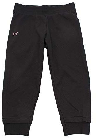Under Armour Damen Capri Rival Fleece Crop, Schwarz, SM, 1317857-002