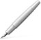 FABER-CASTELL 148673 - Füller e-motion pure Silver, Federbreite B, inkl. Geschenkverpackung und Konverter