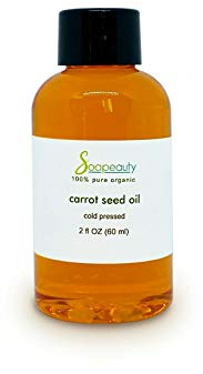 Soapeauty CARROT SEED OIL 100% Pure Unrefined Cold Pressed Virgin (0.5 Oz (15 ML) Glass Dropper)