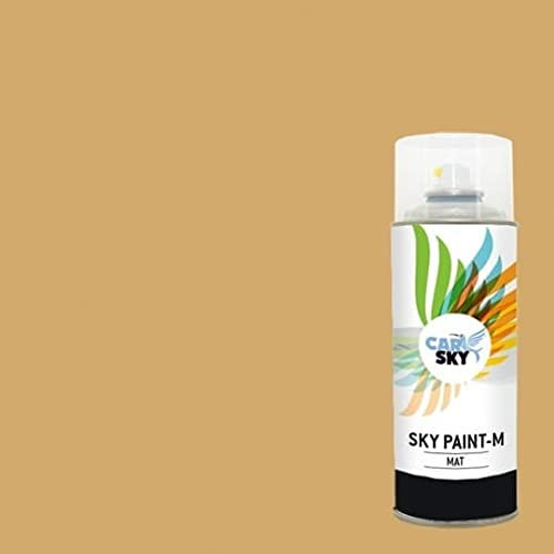 CARSKY Bomboletta di vernice RAL Giallo Sabbia 1002 finitura opaca 400ml