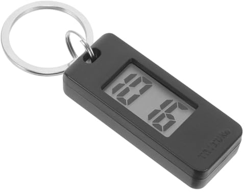 CALLARON Keychain Pocket Watch - Keychain Watch Digital, 2-in-1 Mini Waterproof Clock with LED Display, Student WATCH Pendant for Men, Women - Travel, Daily, Backpack Accessories, 4.7 x 1.8 cm