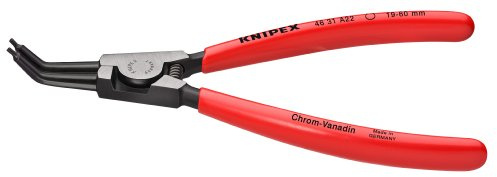 KNIPEX 46 31 A22 SBA External 45-Degree Angled Circlip Snap-Ring Pliers
