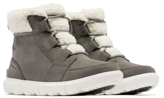Sorel Femme Explorer Carnival Wp Snow-boots, Quarry Sea Salt Explorer Next Carnival, 38 EU