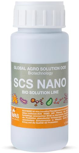 SCSNANO engrais organique liquide naturel,un stimulant de croissance,un produit nano,qui augmente le rendement et la qualité des cultures tout en luttant contre les micro-organismes nuisibles (100ml)