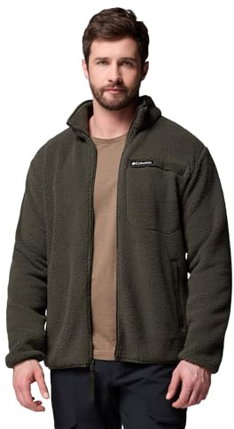 Columbia Rugged Ridge High Pile - Chaqueta de forro polar con cremallera completa para hombre (paquete de 1)