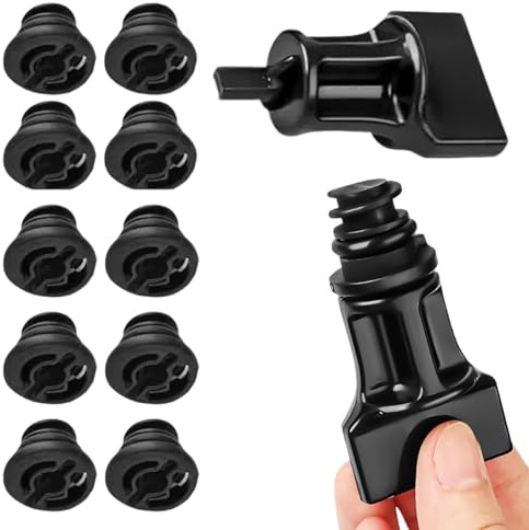 Tornillos de Drenaje de Aceite con Junta, Juego de 10 Piezas 06L103801 con Herramienta de Vaciado para Audi VW Porsche