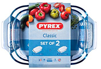 Pyrex 2 Pce Roaster Set 35/30C, Multi-Colour