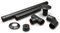 S & M 485633 kit accessoires + Tube émaillé résister jusqu'à 850 °C pour poêles et cheminées de Pellets avec Conduit de Ø 80 mm, Noir