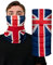 BasicSense Schlauchschal mit Union Jack-Motiv, bedruckt, Multifunktionstuch
