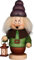 Christian Ulbricht Räuchermännchen Miniwichtel Pimpel - 15 cm