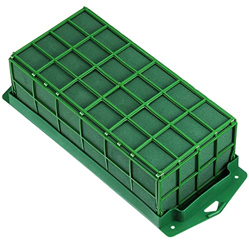 PCKOBEVER Schiuma floreale in gabbia, Schiuma floreale, Schiuma floreale a griglia, Schiuma floreale in gabbia, composizione floreale con supporto per matrimonio, festa, decorazione in cucina