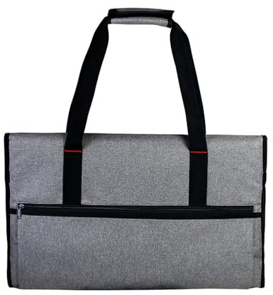 Monitor the Carry Case - Protective Case, Adjustable Storage | Portable Computer Display Bag with Multiple Compartments for 20 21 22 23 24 Inch Screens Workstation Travel Bag Handle Organiser, gray