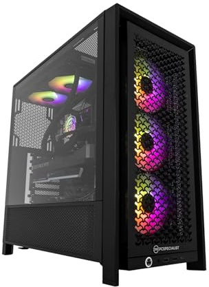 PCSpecialist Pro PC Gamer - AMD Ryzen 7 7700 3,80 GHz 8-Core, 32 Go DDR5 RAM, 16 Go GEFORCE RTX 5070 Ti, 2 to M.2 SSD, Windows 11